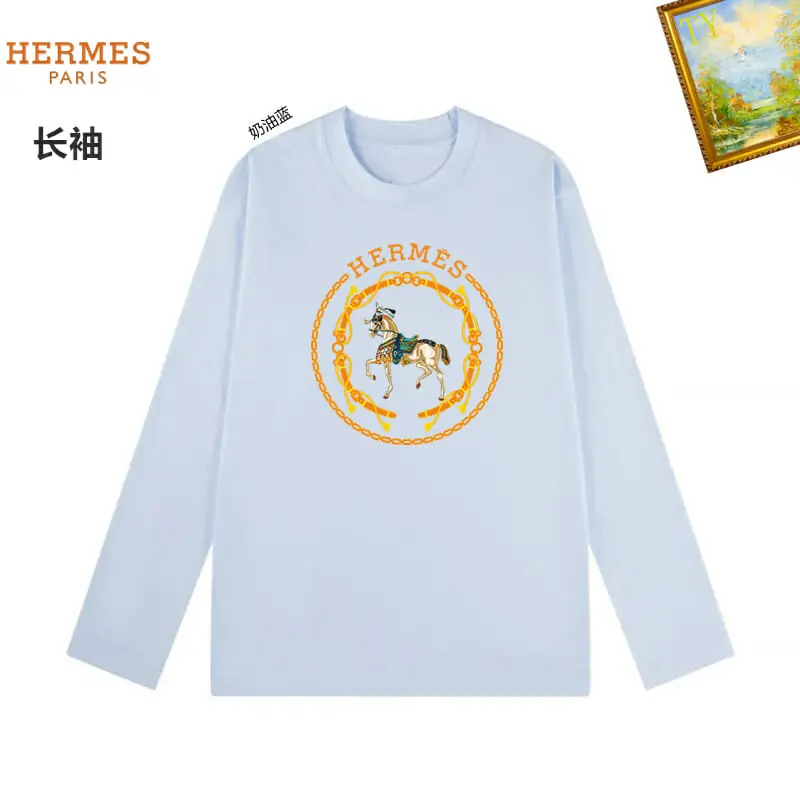 hermes t-shirt manches longues pour unisexe s_126047a